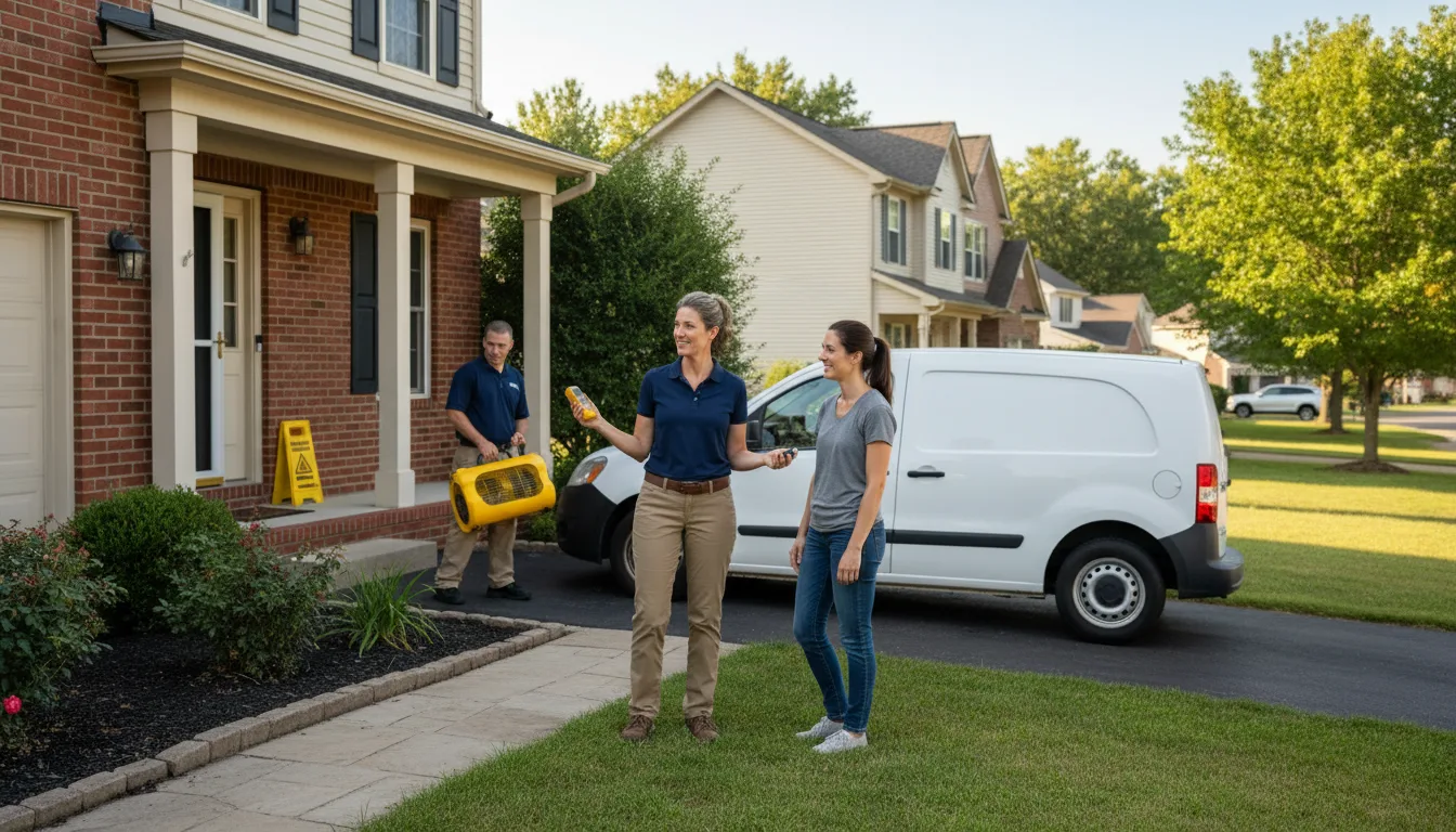Water restoration image for Dehumidification And Cleanup Services in Addison, ME